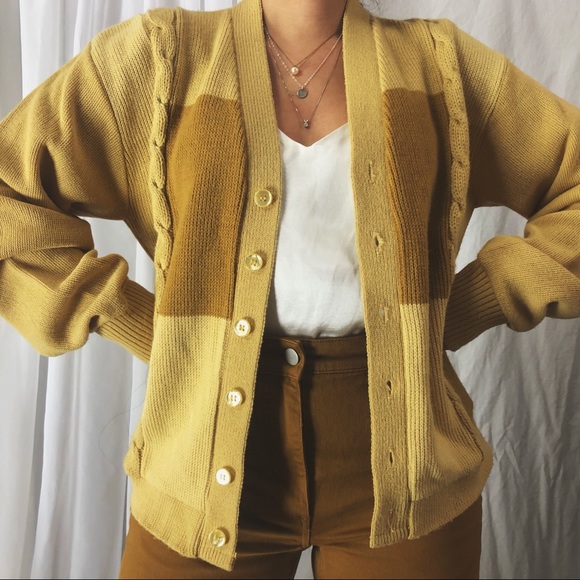 vintage campus cardigan